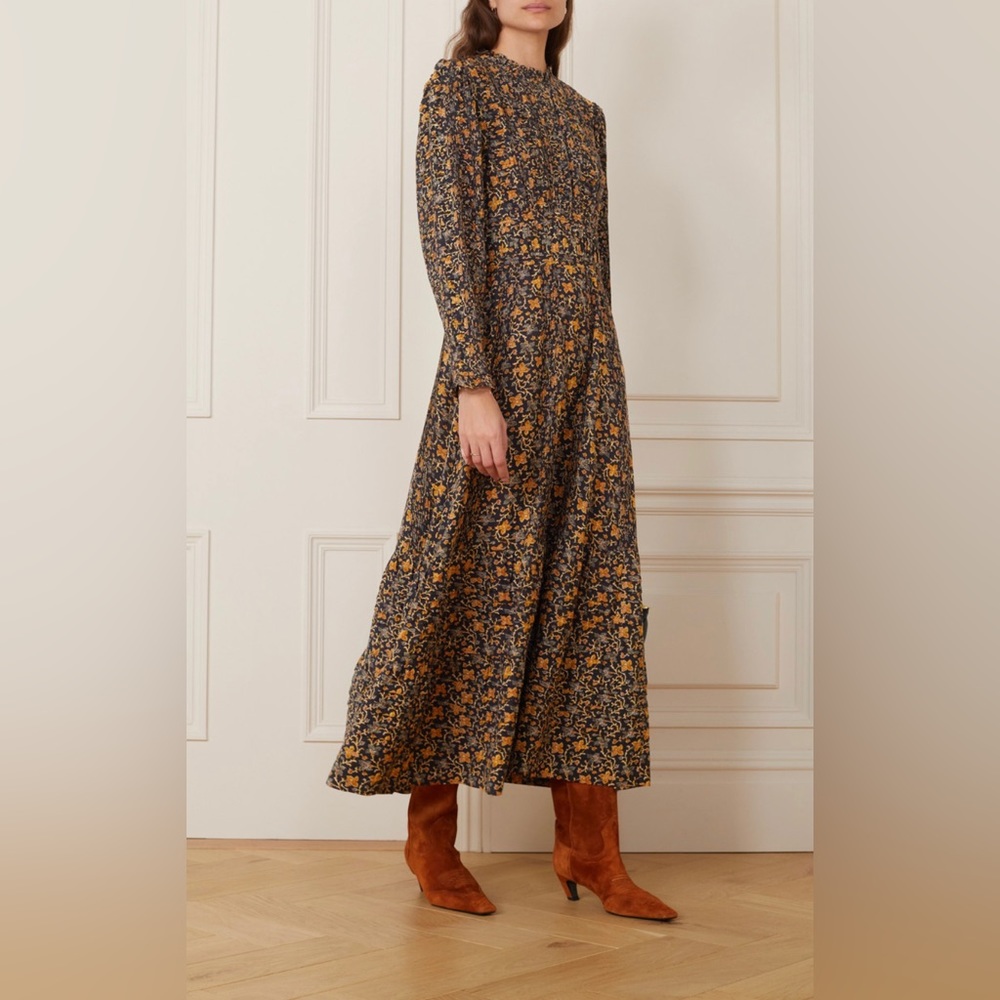 Doen Iliana floral print cotton-blend maxi dress NWT